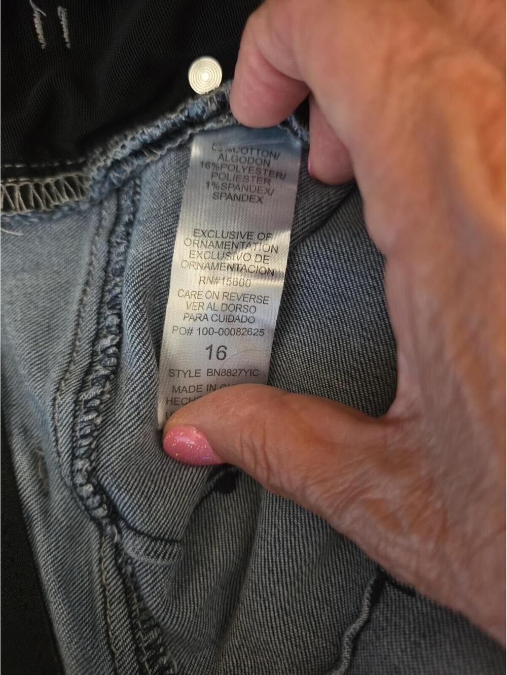 Democracy Classic Blue Denim Shorts, 16 - Picture 5 of 9